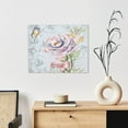 thumbnail image 6 of Gukieu Vintage Rose Print Canvas Decorative Hanging Painting, Waterproof Art Wall Decoration with Frame, Suitable for Living Room, Bedroom, 6 of 6