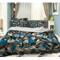 thumbnail image 2 of 3D Abstract Geometric Pattern Quilt Cover Set Bedding Set Duvet Cover, 2 of 3