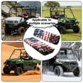 thumbnail image 4 of Yuyamidu American Flag UTV Seat Cushion Covers Compatible with Kawasaki Mule 3000 3010 3020 Replacement UTV Seat Cover Set Patriotic Bench Seats Cover Easy to Install, 4 of 7