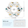 thumbnail image 6 of Hirioo Cute Whale for Baby Cotton Petal Bib Drool Bibs for Baby Boy Unisex, 6 of 9