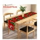 thumbnail image 2 of Uuiauoio Red Christmas Table Runner Santa Claus Print Festive Holiday Decor for Dining Coffee Kitchen Tables Spill Resistant Easy Clean Material Party Gathering Decoration Gift, 2 of 4