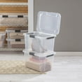 thumbnail image 4 of Sterilite 28 L HingeLID Box Flat Gray, 4 of 9