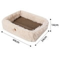 thumbnail image 2 of Tabla rascadora para gatos, cama interior para gatos con poste rascador, tabla rascadora para gatos, cama de ocioChampagne, 2 of 5