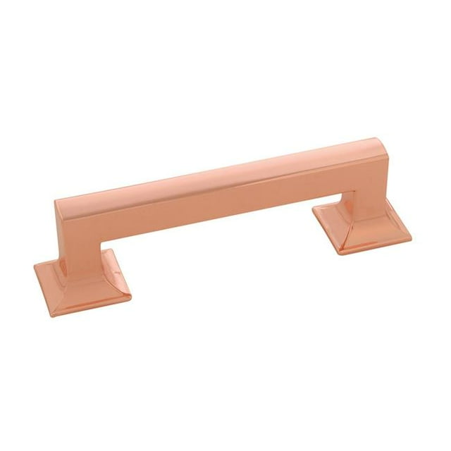 Hickory Hardware P3011-CP 96 mm Center to Center Studio Collection Pull, Polished Copper