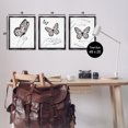 thumbnail image 4 of Stupell Industries Hands with Butterflies Animals & Insects Painting Black Floater Framed Canvas Art Print Wall Art, 17 x 21, Set of 3, 4 of 10