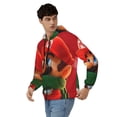 thumbnail image 4 of Lsque Mario for Mens Full-zip Hoodie, Zip-up Pullover Hooded Sweatshirt, Kangaroo Pocket Hoodie Ideal for Daily Wear, Travel, and Home-3X-Large, 4 of 8