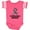Football Pink and White, variant on Inktastic Hypogammaglobulinemia Ribbon Boys or Girls Baby Bodysuit