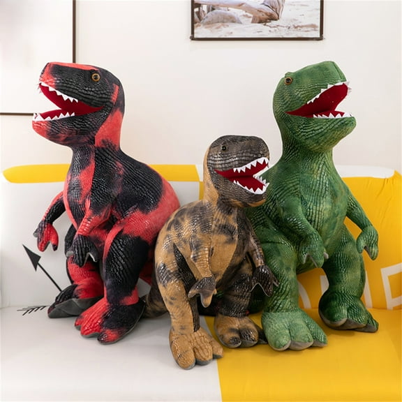 2026 New Dinosaur Plush Toys, Stuffed Animals Toys Dinosaur Soft Pillow Toys, Realistic Dinosaur Plush Toy/Stuffed Animal, Best Birthday Gifts for Holiday Xmas Easter for Friend (Dinosaur, 3PCS)