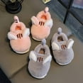 thumbnail image 5 of KANG Cute And Cozy Girls Slippers Warm Indoor Shoes With Thick Sole Cartoon Design Fuzzy Perfect For Kids, 5 of 6