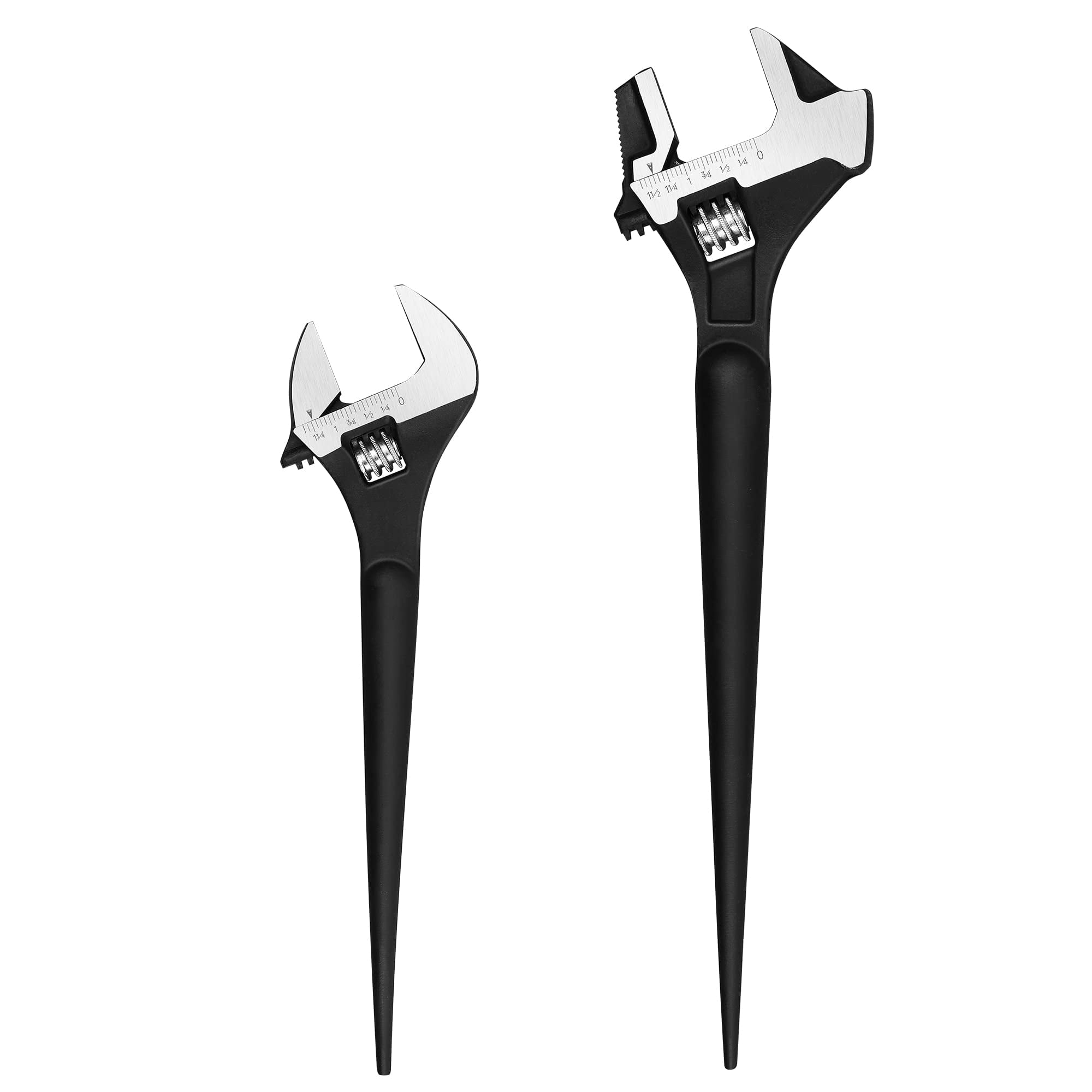 2PCs Adjustable Spud Wrench Set, 12 inch Spud Wrench, 16 inch