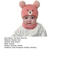 thumbnail image 2 of Baby Hat Neck Warmer 2Pcs/Set Ear Protection Thickened Beautiful Windproof Winter Infant Boys Kids Cap Scarf Kit, 2 of 4