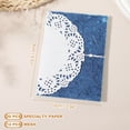 thumbnail image 2 of Uxcell 32 Hojas de Papel Texturizado para Scrapbook, Conjunto de Papel Especial de Malla para Scrapbooking, Azul, 2 of 6