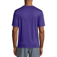 thumbnail image 2 of Hanes hanes cool dri tagless men's t-shirt (4820) Purple, XL, 2 of 6