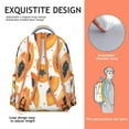 thumbnail image 5 of Papaya Print Backpack - Stylish laptop backpack for school & work, lightweight with multiple pockets, trendy for men & women., 5 of 6