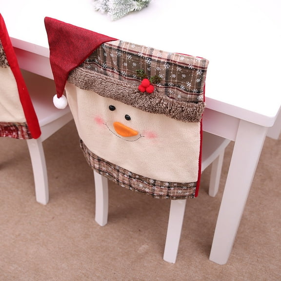 Vikakiooze Kitchen Table Embroidered Chair Covers Christmas Holiday Home Decoration
