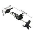 thumbnail image 5 of LOYALHEARTDY 65lbs Electric Outboard Motor Fishing Boat Engine Kayak Inflatable Boats Trolling Brush Motor, 5 of 12