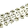 thumbnail image 4 of 1 rollo de diamantes de imitación de cristal de 27 mm para ropa, sombreros, vestidos y manualidades. Oro, 4 of 8