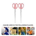 thumbnail image 3 of Minkissy 2Pcs Grabbing Tool Trash Picking Pliers Stainless Steel Red Garbage Collection, 3 of 6