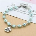 thumbnail image 2 of Flower Girl Bracelets for Little Girls&nbsp;Wedding Gifts Rhinestone Pearl Bracelet Charm Bracelets for Women Girls Wedding Party Charm for Flower Girl Bridemaid, 2 of 7