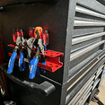 Screwdriver Rack Cart ZHZFKQ Magnetic Screwdriver Holder,Heavy Duty Pliers Metal Organizer ...