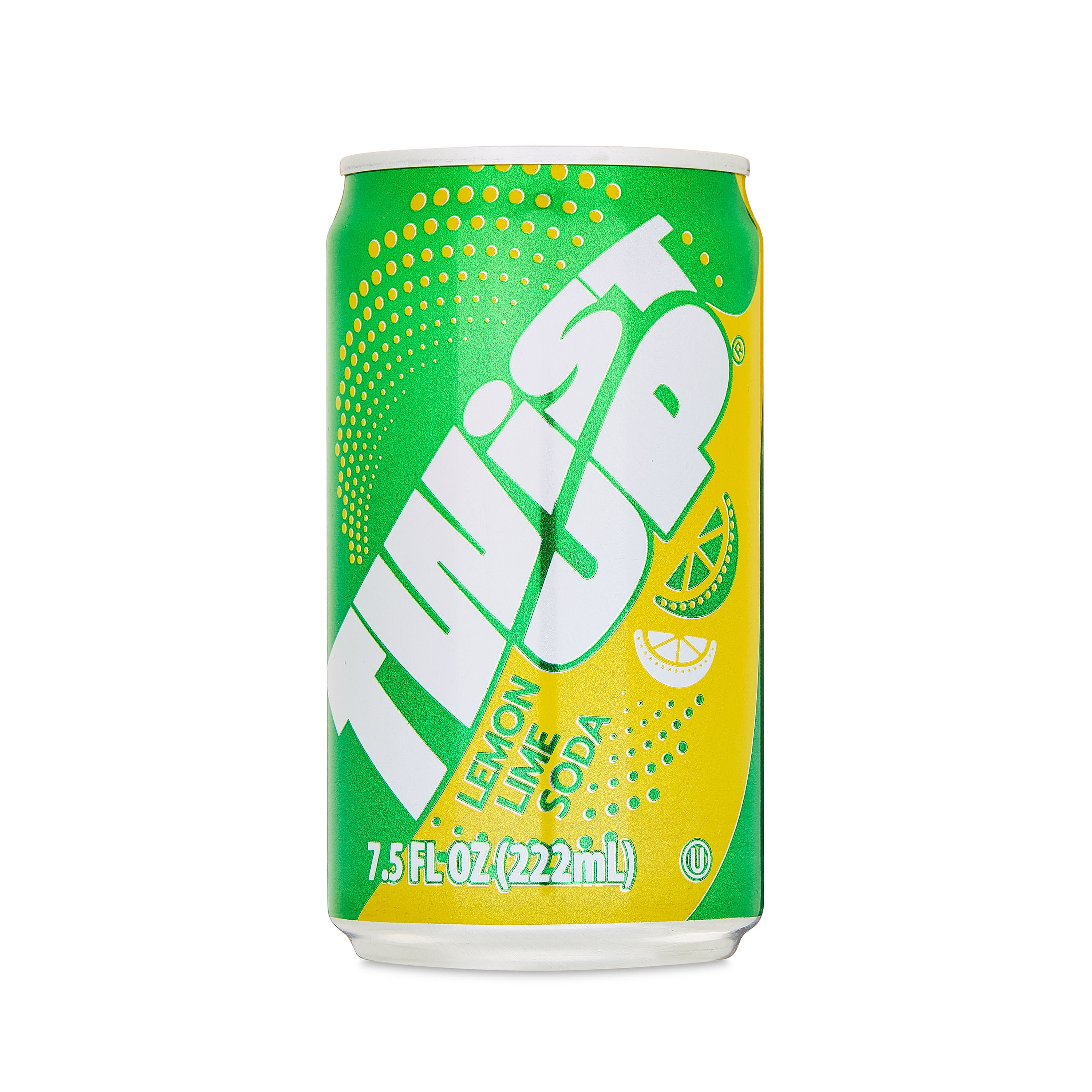 (4 pack) Great Value Twist up Lemon Line Soda, 7.5 fl oz, 6 Pack Cans