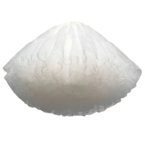 Multilayered Tulle Crinoline Petticoat for Women Girls Tutus Skirts Elastic Waist Underskirt Half Slips for Under Dress