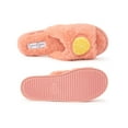 thumbnail image 6 of Jessica Simpson Womens Plush Faux Fur Fuzzy Slide On Open Toe Slipper with Memory Foam, 6 of 9