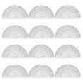 thumbnail image 1 of unbranded 15Ud Protractor 180 Plástico Duradero Con Números Negros Para Uso En Matemáticas, 1 of 8