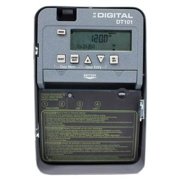 Intermatic 20-Amp 24-Hr SPST 1-Circuit Digital Time Switch with Indoor Enclosure