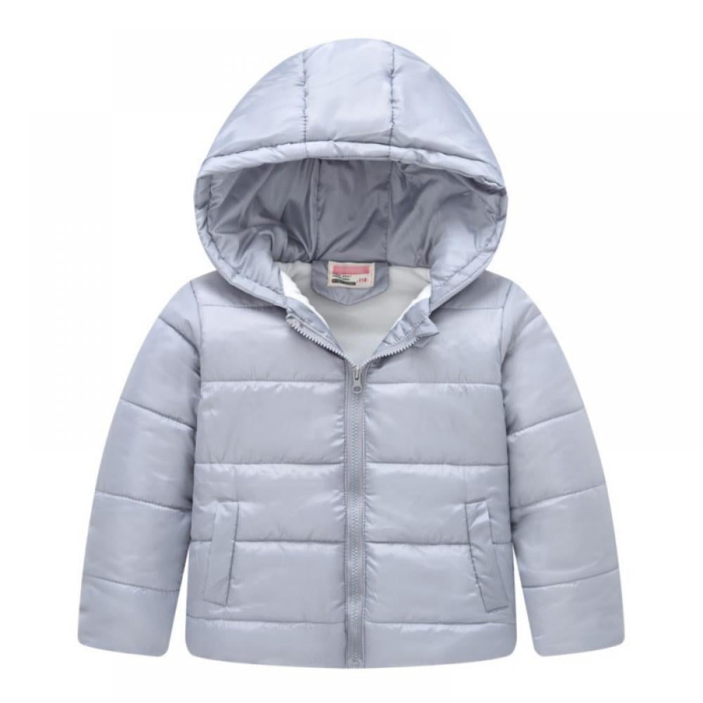 Hiheart Boys Girls Ultralight Hooded Puffer Jacket Winter Down Coat 