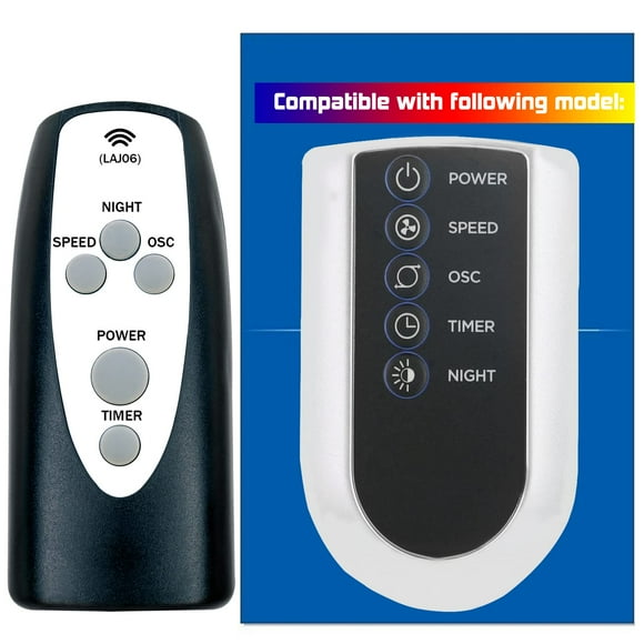 Mando a distancia de repuesto para ventilador de torre oscilante Lasko