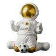 thumbnail image 1 of Figura de astronauta moderna, modelo de resina, artesanía, estatua de astronauta del espacio exterior 20.5x19x11CM, 1 of 9
