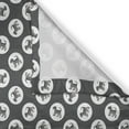 thumbnail image 3 of Ambesonne Puppies Kitchen Curtains, Schnauzer Dogs Circles Art, 55"x36", Dimgray White, 3 of 3