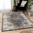 thumbnail image 3 of Palmetto Living by Orian MGS-ROCH-39NA-069X245 2 ft. 3 in. x 8 ft. Alexandria Rochester Navy Runner Rug, 3 of 3