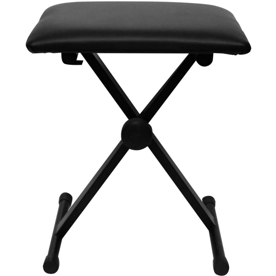 ChromaCast Padded Adjustable X Style Keyboard Piano Bench Seat Chair