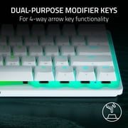 Razer Huntsman V3 Pro Mini USB-A Optical Esports Keyboard, RGB Chroma, White