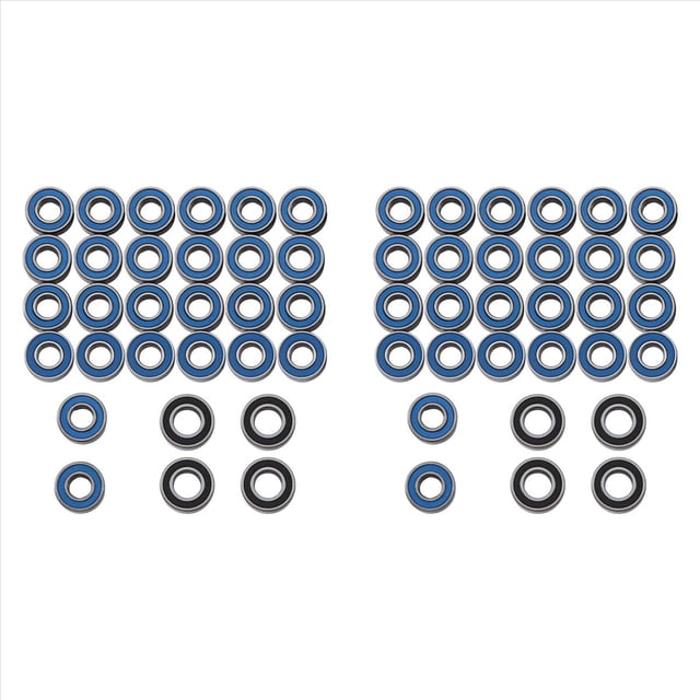 Kit de Rodamientos Sellados de 60 Piezas para 1/14 Truck Tractor Trailer Semi Grand Knight Hauler Piezas de Mejora