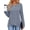 Blue, variant on Casual Tops for Women Long Sleeve Shirts with Buttons Crew Neck Tunic Sweaters Fall Fashion Outfits