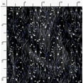 thumbnail image 2 of Soimoi Florals Print,Cotton Cambric, Quilting Fabric Sold by The Yard 42 Inch Wide, Medium Weight Cotton Fabric, SewingSupplies, Dark Navy Blue, 2 of 6