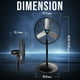 thumbnail image 2 of Ventilador de pedestal Tornado, 2 of 5