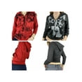 thumbnail image 5 of Women Zip Up Hoodie Y2k Aesthetic Sweatshirts Top 90s Vintage Graphic Face Portrait Top Streetwear, 5 of 6