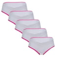 thumbnail image 2 of OSFVNOXV Maternity Underwear for Pregnancy Women,Cotton Seamless Cheeky Panties,No Show Low Rise V-Waisted Under Bump Underwear 5-Pack, 2 of 5