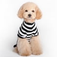 thumbnail image 3 of Disfraz de Halloween Zulema suéter de Cuello alto para perro negro con blanco Talla S, 3 of 8