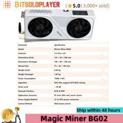 Magic Miner BG02 7Th/s 150w SHA-256 ASIC Bitcoin Solo Miner Dual Mode Networking (WiFi+RJ45) Crypto Miner for Home & Office BTC Mining Machine