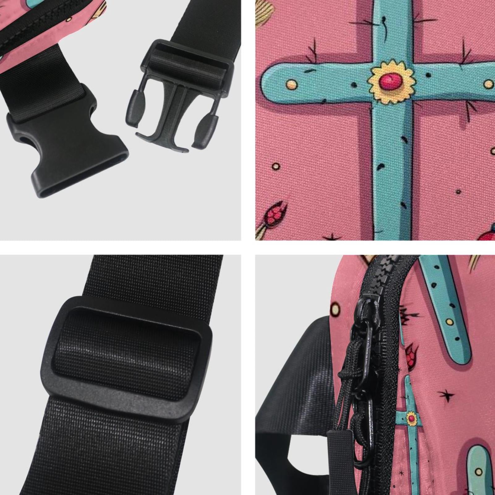Easter Lightweight Adjustable Waist Pack Fanny Pack Crossbody Bag with Extension Strap Unisex