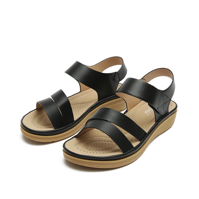 Zapatos de mujer Bohemio Tacón bajo Casual Suela gruesa Moda Sandalias cómodas resistentes al desgaste Wmkox8yii nm3066