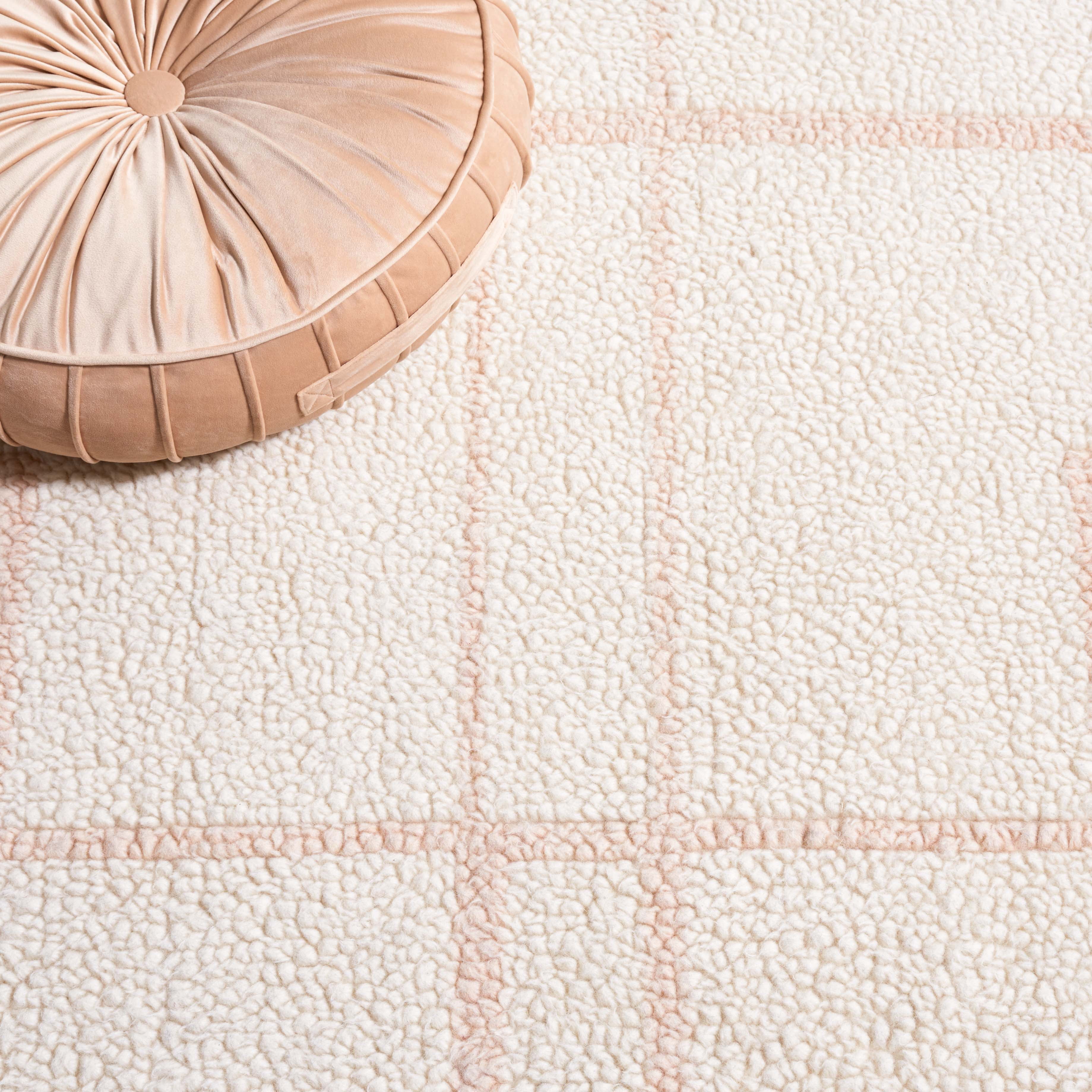 SAFAVIEH Fifth Avenue Della Abstract Area Rug, Ivory/Pink, 8' x 10'