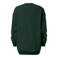 thumbnail image 7 of JGGSPWM Solid Oversized Sweatshirt Basic Solid Drop Shoulder Crewneck Long Sleeve Pullover Casual Sweatshirts Fall Winter Jumper Top Army Green L, 7 of 7