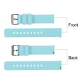 thumbnail image 4 of Uxcell Silicone Watch Band Quick Release Soft Rubber Watch Strap Blue/Silver 12mm, 4 of 7