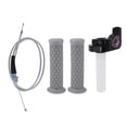 thumbnail image 1 of Kit de Cubierta de Empuñaduras de Manillar de Caucho 7/8" 22mm 15/16" 24mm para Motocicleta Scooter Bicicleta ATV Gris 1 Juego, 1 of 7